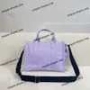 Borsa di lusso da donna borsa firmata moda Nuova borsa di tela da lettera casual Borsa a tracolla portatile colorata Borsa versatile per lo shopping di grande capacità