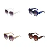 Lunettes de soleil de mode pour femmes triangle blanc encadré lunettes de designer rétro lentille senior conception géométrique lunettes de soleil surdimensionnées 2024 ga098 G4