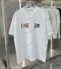 Hommes Designer T-shirt à manches courtes Top Street T-shirt Femme Lettre Imprimer Noir Blanc T-shirt Summer Top Boy Girls