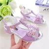 Filles sandales à talons plats enfants filles printemps été petits enfants robe de princesse Bow mode chaussures adolescentes 240307