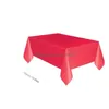 Nappe jetable en plastique imperméable à l'eau de table ER Nappe portable Couleur solide Party Fournitures de cuisine et Acc Drop Del Dhw3T