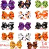 accessoires pour cheveux de bébé fille costumes d'Halloween pour enfants pinces à cheveux arcs imprimés jojo arcs filles citrouille acclamations arcs cadeaux entiers 1215573