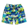Shorts pour hommes Navy Lime Palm Tree Board Summer Cool Y2K Funny Beach Males Sports Respirant Design Maillot de bain