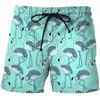 Men's Swimwear Summer Mens Loose Beach Shorts S-6XL Water Sports Short Pants Mens Oversized Printing Swimsuit Surfboard Swimsuit 240315