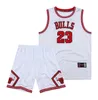 Bulls 23 # maglia ricamata rosso nero bianco canotta traspirante tuta da basket sportiva da uomo