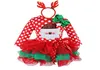 16T Santa Claus Christmas Dress Kids Party New Year Costume Winter Snowman Baby Girl Clothes Christmas Tree Children Clothing4259809