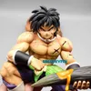 Action Toy Figures 24cm Z Anime Broly Gk Sitting Position Action Figures Broli Statue Collector PVC Super Saiyan Toys for Children