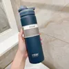 Anpassad 530 ml 750 ml Tyeso Thermal Water Bottle Thermos mugg rostfritt stål vakuumisolerat rak kopp tumbler kolv för sport 240311