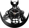 ZK20 Winylowy zegar winylowy Record drewniany zegar sztuki 16 kolorów światła wsparcia Dostosowanie Logo, postacie anime, gwiazdy itp .039