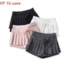 Jupes Y2K Campus Style Bow Tie Anti-Marche Plissée Culottes Sexy Taille Haute Slim Spice Girl A-ligne Mini Jupe