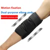 Knee Pads Elbow And Brace Guard Support Stabilizer With 2 Removable Metal Splints For Cubital Tunnel Tendonitis