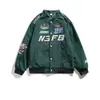 Amerikanische Stickerei-Motorrad-Baseballjacke Herren 30