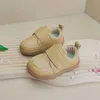 First Walkers 2024 nuova primavera bambini scarpe di tutti i giorni bambini vestono scarpe con suola morbida scarpe per ragazzi in stile coreano camminatori in pelle microfibra 240315