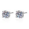 KNOBSPIN 20CT Küpe Kadınlar İçin Küpe Laboratuar Grown Diamond Ear Studs 925 STERLING Gümüş İnce Mücevher Hediye 240227