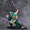 Action Figures Toy Anime One Piece Ronoa Zoro Tre lame Sa-maximum Manga Sauron Roronoa Zoro Collezione di azioni in PVC Figure Modello Regalo 20cm