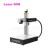 LY Mini Fiber Laser Marking Machine Upgrade Rotation Axis Rolling Roller Axis 50W Metal Engraving Machine 220V 110V