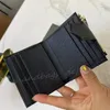 designer wallet mini short wallets luxury purses card holder fashion coin purse cardholder Cowhide Leather BOX Woman Men TOP