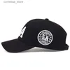 Boll Caps Cap Los Angeles La Golfhat Black Desert Flowers Adult Hip Hop Caps Outdoor Sun Hats Justerbar baseball Capy240315