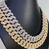 YSYH Jewelry Hip Hop 18Mm Iced Out Sterling Sier Men Chains Necklace Diamond Vvs1 Moissanite Cuban Link Chain