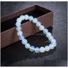 Perles 8mm Crystal Moonstone Strands Bracelets faits à la main pour femmes fille hommes réglable charme yoga bijoux accessoires de mode Drop Deli Dh9Uw