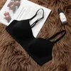 Soutien-gorge une pièce sans couture pour femmes, mince, sans anneaux en acier, sous-vêtements doux, confortable, élastique, respirant, pour dames