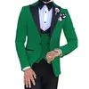 Costumes pour hommes 2024 Costume décontracté assorti aux couleurs Po Studio Pographie Banquet de mariage Trois pièces