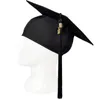 Berets High School School Students Hat Hat Nakrywa na nakrycia głowy Bachelor z Tassel 2024 Party