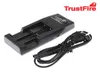 FEDEXDHL 20PCS TrustFire 001 TR001 Lithium Battery Charger for 14500 16340 18500 18650 Battery EUUS PlugBlack Color4282004