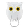 Rails 1/3sts Scary Night Owl Magnetic Key Hooks Adhesive Hold Keychain Key Hanger kommer att öppna ögonen väggdekorativ krok för kök hem