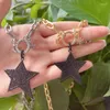 Pendant Necklaces 5Pcs/Lot Dainty Lovely Jewelry Star Moon Chain Necklace