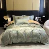 Bedding Sets High Precision Jacquard European Luxury Set Soft Silky Vintage Bohemia Duvet Cover Cotton Bed Sheet Pillowcases