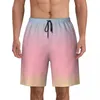 Shorts pour hommes Summer Board Man Sunset Spotted Sportswear Illustration abstraite Design Beach Hawaii Séchage rapide Trunks Plus Taille