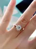 Have stamp and box 1-3 karat Designer diamond rings anelli moissanite 925 sterling silver couple promise women marry wedding sets engagement jewelry lovers