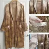 Mens Robe Nightgown Satin Kimono Bathrobe Gown Casual Sleepwear Plus Size Print Gold Home Dressing Gown 3XL 4XL 5XL 240304