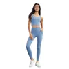 Lu pant anpassa citron kvinnor sport tjocka varma leggings höga midja tights gymträning yoga byxor skjuter upp fiess sweatpants springer fickor tru