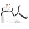 Belts Adult Sexy Chest Belt PU Body Bondage Cage Sculpting Harness Strap