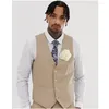 Herrenanzüge Kostüm Homme Ehe Khaki Männer Hochzeit Bräutigam Smoking Slim Fit Terno Masculino Abschlussball Party Blazer 3 Stück Jacke Hose Weste