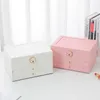 Große Schmuck-Aufbewahrungsbox, mehrschichtiger Organizer für Schmuck, Halskette, Ohrringe, Leder, Schmuck, Aufbewahrung, Verpackung, Präsentationsboxen 240315