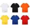 Summer Kids Cotton T-shirt andningsbara barn Solid färg Kort ärm Polo-skjortor Baby Casual Custom Brodered Logo Polo Shirt