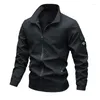 Men's Jackets 5XL Casual Sports Jacket Coat Men Spring Autumn Thin Loose Stand Up Collar Largo Size Slim Breathable Male