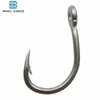 Easy Catch 100pcs 10884 Stainless Steel White Strong Big Game Fish Tuna Bait Fishing Hooks Size 30 40 50 60 70 80 90 100 240313