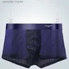 Underpants varumärke Mens underkläder grafen 3a antibakteriella underbyxor boxarehorts män hombre calzoncillos andningsbara bambu hål stora sizec24315