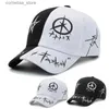 Ball Caps Fashion Spring Women Men Baseball Caps Męska dama na świeżym powietrzu Summer Autumn Snapback Hat Graffiti Hip Hop Fitted Cap Haty240315