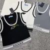 Yoga Crop Top Damen elastische Tank Tops Buchstaben Jacquard Sport Weste Designer Gym Tees