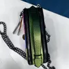 24 Summer kolorowe torby designerskie torby na ramiona torba crossbody torebka mini klasyczna torba klapa luksusowa moda skórzana portfel damski