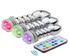 Anal estimular metal butt plug led remoto sem fio anal plug led ligth butt plug brinquedos sexuais para mulheres gay jjd22286827680