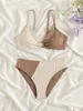 Costumi da bagno da donna Bikini sexy a vita alta Costume da bagno per ragazza 8-15 anni 2024 Costume da bagno estivo brasiliano per bambina Set da 2 pezzi