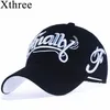 Xtrês boné de beisebol de algodão 100% feminino casual snapback chapéu para homens casquette homme carta bordado gorras 201019248t