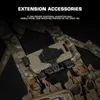 Taktiska västar MK3/MK4/D3CRM Taktisk bröstkit Kista Bryggsupphängning Bröstadapter Molle Panel Micro Vest Accessories 240315