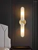 Lampade da parete Home Deco Lusso Rame Oro Nero Lampada a LED Sconce per corridoio Camera da letto Soggiorno